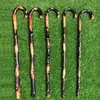 Bengala para Idosos, Madeira de Rattan Premium, Bastão de Caminhada, Bengala, Madeira Maciça Vintage de Uma Peça, Almofada Antiderrapante, Rattan, Robusto