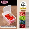 Lancheira de Frutas para Alunos do Ensino Fundamental, Lancheira para Levar, Caixa de Armazenamento de Grau Alimentício para Geladeira, Lancheira Portátil para Piquenique