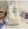Mochila de dibujos animados muy atractiva y linda para estudiantes de secundaria femeninas, de nicho, simple, ligera, casual, ideal para viajar, mochila de doble hombro de gran capacidad