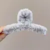 Pinza de tiburón grande coreana para el cabello, accesorio simple para recogido en la parte trasera de la cabeza, pinza de pelo de alta gama para mujer