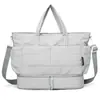 Bolsa de Ginástica Portátil Estilo Preguiçoso, Bolsa de Viagem Leve e Fofa, Bolsa de Bagagem Simples de Grande Capacidade, Bolsa de Fitness e Yoga Feminina