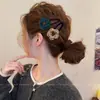 Obertura de Otoño~Pasador de Mujer Flor de Lana Borde de Flor Pinza BB Pinza Lateral para Flequillo Nuevo Pasador Adorno para el Cabello