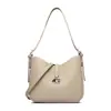 Bolsas Pequeñas de Moda Populares para Mujer Primavera 2026 Nuevo Bolso Cruzado de Alta Gama Bolso de Hombro Bajo el Brazo Bolso Tipo Cubo Color Café