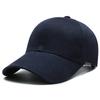 Gorra de béisbol clásica de color sólido con diseño de marca original, gorra deportiva informal de cabeza grande para hombre.