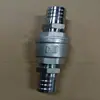 Válvula de retención de boca de pagoda Insertar Manguera de goma Válvula unidireccional Doble cabeza Boca de cobre con resorte Funda de válvula de flujo inverso Manguera de goma de alambre de acero Válvula de tubería de agua