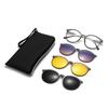Nuevas Gafas de Sol Magnéticas para Hombre 2024, Polarizadas para Conducir, Se Pueden Equipar con Gafas de Sol para Miopía, Set de Gafas de Sol Clip-On de Doble Uso Día y Noche para Mujer, Modernas