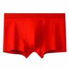 Año del dragón año de nacimiento ropa interior para hombre rojo brillante bóxers con patrón de dragón para jóvenes de algodón puro bóxers de talla grande