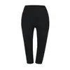Pantalones capri ajustados y elásticos de dopamina, de tendencia, con cintura ancha y puño, leggings ajustados para mujer de longitud 7/8