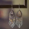 Joyería Daisy Nuevos Pendientes de Forma de Gota de Agua Microincrustados Pendientes Largos de Tachuela de Cristal Accesorios Creativos Transfronterizos para Mujer