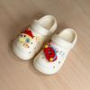 Zapatos de agujeros gruesos con sensación de caca para exteriores de mujer, pantuflas cubiertas antideslizantes, sandalias eva de verano transpirables que aumentan la altura