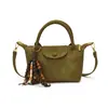 Bolso de mano tejido nuevo transfronterizo para mujer, bolso cuadrado pequeño de moda, sensación de alta gama, bolso de hombro único cruzado, bolso de moda versátil tipo dumpling