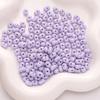 8 cuentas de cacahuete perladas de color real de 5 mm, cuentas de arroz acrílico dispersas, accesorios de bricolaje hechos a mano, pulsera