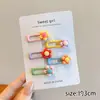 Presilhas de Cabelo Fofas para Meninas, Acessórios de Cabelo Coloridos Que Não Danificam o Cabelo, Presilhas de Cabelo para Franja de Bebê Que Não Danificam o Cabelo