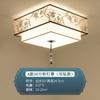 Nova Luminária de Teto para Quarto Estilo Chinês LED Moderna Simples Estilo Chinês Lâmpada Chinesa Redonda Tecido Luminárias de Hotel