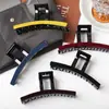 Grampo de Cabelo de Veludo Novo Outono e Inverno para PC Volume Grande de Cabelo Simples Versátil Presilha Tubarão Grampo de Cabelo para Parte de Trás da Cabeça Acessório de Cabelo