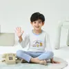 Pijama de Verão para Meninos, Conjunto de Roupa de Verão Fina para Crianças, Roupa de Casa de Manga Curta para Crianças Pequenas e Estudantes, Roupa de Ar Condicionado para Meninas