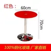 Mesa de vidrio redonda templada para el hogar mesa de balcón de apartamento pequeño mesa de comedor de vidrio mesa de negociación simple mesa redonda pequeña de vidrio