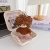 Conjunto de roupa de boneca Labubu vintage barbearia, compatível com bonecas Labubu de 1ª, 2ª e 3ª geração, roupa de substituição para o xale de Natal