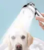 Cabezal de Ducha para Mascotas con Cepillo Masajeador, Diseño de Pata de Gato Rociador de Baño de Alta Presión para Perros y Gatos