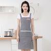 Avental de fábrica transfronteiriço cozinha feminina cozinha caseira à prova d'água à prova de óleo limpeza manual moda net avental de catering vermelho atacado