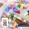 Mini Bloque de Tofu Batir Pegamento Esponja Herramienta de Arte de Uñas Rubor Degradado Armadura Metal Pinza de Agarre para Uñas
