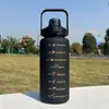 Botella de Agua Deportiva para Hombre de Gran Capacidad 2000ml Fitness al Aire Libre Taza Portátil Grande Resistente a Altas Temperaturas Botella Ton-Ton Verano