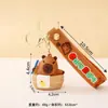 Chaveiro Capivara Pingente de Pelúcia Presente Desenho Animado Bijuteria Pingente de Capivara Criativo Fofo Bolsa Pendurada Presente