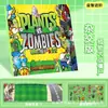 Plantas vs. Libro Tranquilo Magnético de Zombies Nueva Niña Hecho a Mano Juguete Grande para Niño Pegatina Magnética Sin Cortar Niña