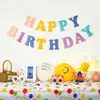Triângulo de Feriado Decoração de Festa de Aniversário Infantil Bandeira Faixa Bandeira de Bebê Arranjo de Flores Quarto Infantil Um Ano