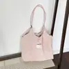 Bolso Tote Moda Coreana 2025 Nuevo Bolso de Lona para Mujer Bolso de Hombro con Letras de Color Contrastante Bolso Cruzado de Lona de Gran Capacidad