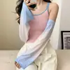 Funda de Hielo Linda para Mujer Protección Solar Verano Nuevo Anti-UV Holgada Pequeña Fresca Guantes de Conducir Mangas de Seda de Hielo Brazo