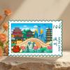 Adesivo de geladeira Hangzhou Cidade Zhejiang Turismo De Madeira Lago Oeste Adesivo de geladeira Ponto cênico Pagode Leifeng Wenchuang Lembrança Atacado