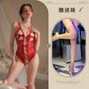 Night Ting Fragrância Renda de Gaze Leve Alça Vazada Bodies Uniforme Feminino Roupa Íntima