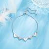 Pulsera de amor push-pull estilo coreano de comercio exterior transfronterizo para mujer, estilo ins, super hada, dulce, nueva, retráctil, ajustable, joyería de mano