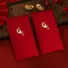 Envelope Vermelho Personalizado Popular Bolo de Aniversário Coroa Dourada Envelope Vermelho Universal Fosco com Opção de Impressão de Logo