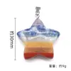 Cristal Natural Amatista Jade Piedra Colorida Gema Natural Empalme Artesanía Colgante Adornos Suministro Transfronterizo