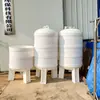 Fabricante Personalizado de Hunan Tanque de Medición por Vacío de Polipropileno PP Tanque Amortiguador de Vacío Tanque Mezclador Tanque de Almacenamiento Tanque de Almacenamiento Vertical