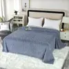 Mantas Transfronterizas, Sábanas de Franela Tafetán Doble Cara, Mantas para Siesta Aire Acondicionado, Mantas de Sofá, Fábrica de Potencia de Comercio Exterior