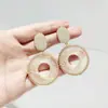 Pendientes Circulares con Patrón de Malla de Aguja Plateada Estilo Étnico Retro Modernos Elegantes Versátiles Pendientes de Lujo Accesible Pendientes de Gama Alta