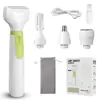 MINI Depiladora Corporal para Mujer IPX7 Recortadora de Vello Corporal Tres en Uno Nasal Portátil Pantalla Digital Epilador Facial