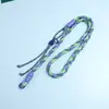 Corda de Alça Trançada Huayang, Cordão Trançado para Celular, Alça de Pescoço Fashion para Câmera, Alça Longa para Celular, Corrente Transversal para Garrafa de Água
