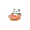 Desenho Fofo Tendência Nacional de Chengdu Cultural e Criativo Panda Adesivo de Metal para Celular e Tablet Souvenir Criativo Personalizado de Viagem