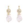 Aretes de Cristal de Vidrio y Metal, Exquisitos y Compactos, Modernos, Comercio Electrónico al por Mayor de Exportación Europea y Americana, Especial de Exportación de Guangdong