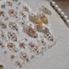 Tomoni&Não Perca os Adesivos de Unha Gilt Novos Adesivos de Unha Chinoiserie Estilo Luxo Acessível Material para Joias Colar de Geléia