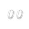 Pendientes de plata de ley con hebilla para oreja, estilo coreano, personalizados, sencillos, para mujer, con hueso en la oreja, elegantes, con clip para oreja, de 999 pies, con arco a juego.