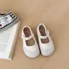 Zapatos de piel estilo princesa para niños, nueva colección primavera/otoño 2026, zapatos sencillos para bebé, zapatos Mary Jane de suela blanda para niñas, zapatos de suela blanda estilo coreano
