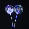 Novo balão de bolha de desenho animado piscante, balão de filme de alumínio, bola transparente emissora de luz LED para feira de rua, mercado noturno, atacado