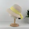 Elegante y Moderno Sombrero de Pescador Estilo Francés para Mujer, Sombrero de Paja para Sombrear al Aire Libre, Versátil Sombrero de Protección Solar para Playa y Costa