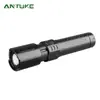 Foco portátil compacto P50 con carga USB, zoom telescópico LED de largo alcance, linterna multifuncional de luz fuerte de plástico