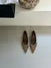 2026 Estilo Nuevo de Principios de Primavera Moda Madura Zapatos de Salón de Punta y Boca Baja para Mujer con Tacones Finos, Zapatos de Trabajo Versátiles y Elegantes, Tacones Altos